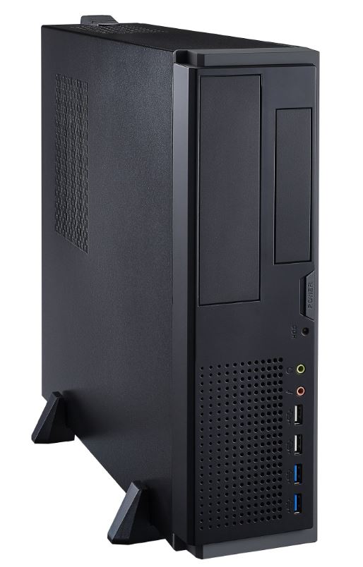 Gehäuse microATX / ITX Desktop 1217 mit Netzteil 300W 80+TFX