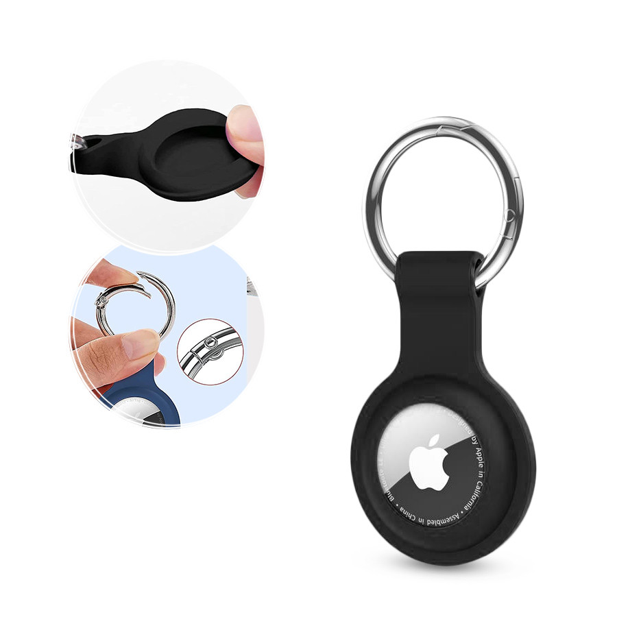 SILICON AIRTAG CASE BLACK