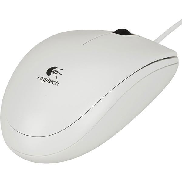 Maus Logitech B100 optical USB white OEM