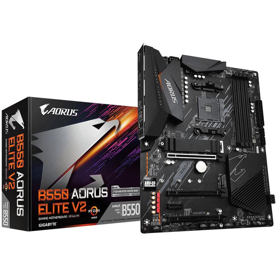 MB Gigabyte B550 AORUS ELITE V2 (B550,AM4,ATX,AMD)