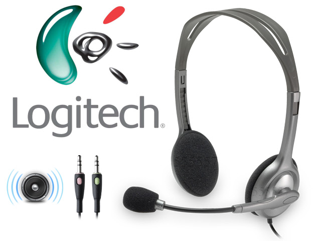 Headset 3,5mm Logit H110 black