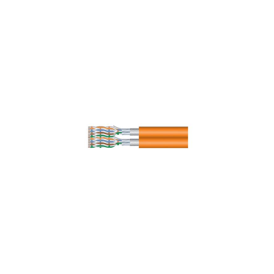 Installationskabel 500m Cat7 S/FTP Duplex Orange
