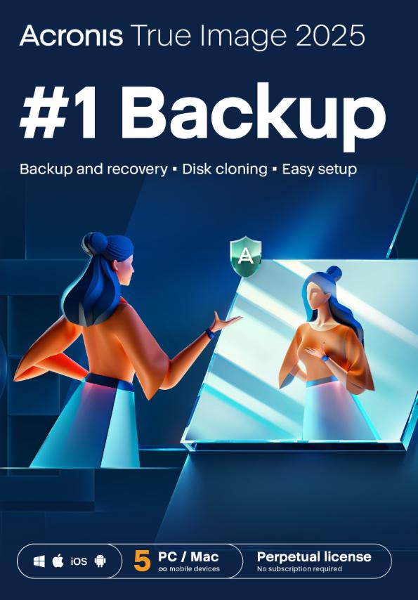 Acronis True Image 2025 - 5 Computers - perpetual - ESD