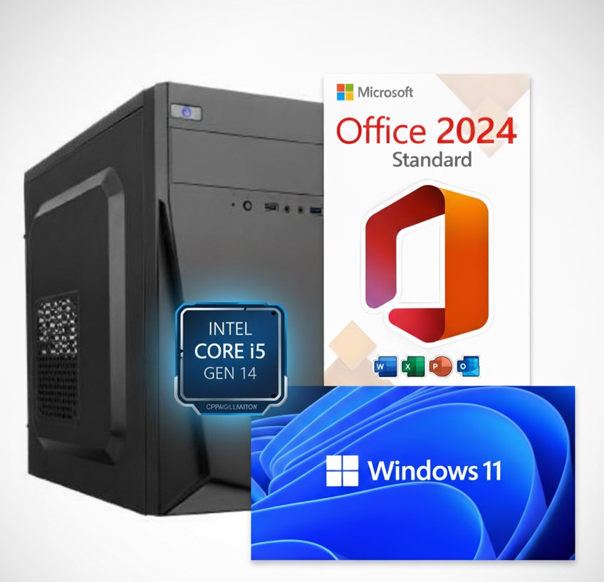 PC Intel i5-14400 | 16GB RAM | 1TB NVMe SSD | Win 11 Pro & Office 2024