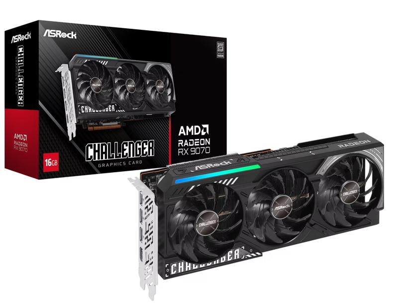 VGA 16GB Radeon RX9070XT ASRock Steel Legend Dark 3Fan