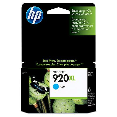 Tinte HP # 920 CD972AE Cyan