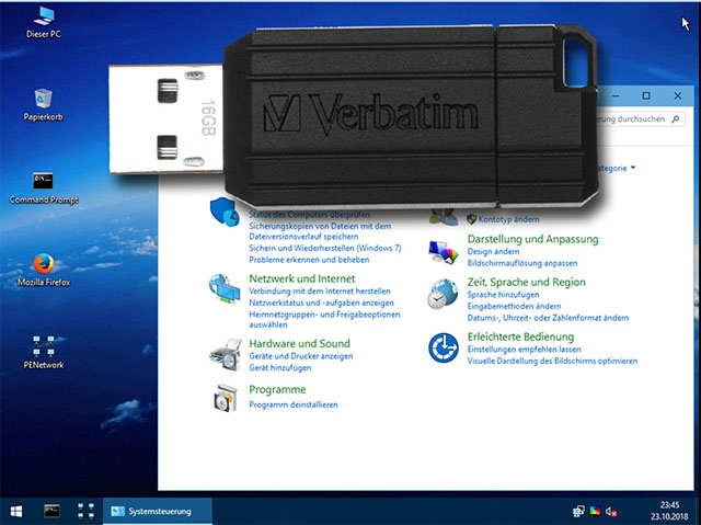 USB Windows 10 SE Live Stick Rettungs-/Notfallstick