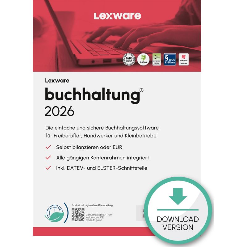 Lexware Buchhaltung 2026 - 1 Device, 1 Year - ESD-DownloadESD